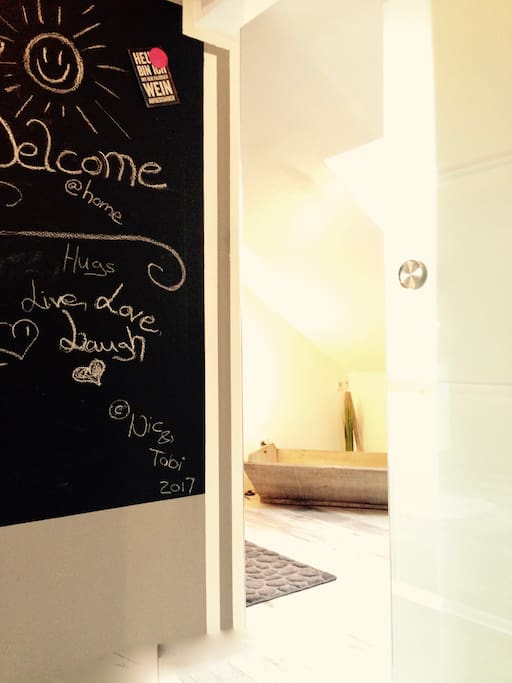 Way to bathroom