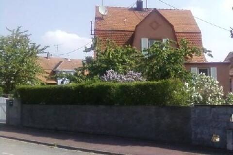 Maison Gite + garden 6 per. near Mulhouse/Colmar
