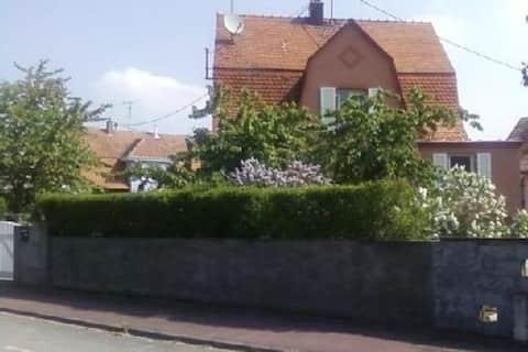 Maison Gite + garden 6 per. near Mulhouse/Colmar