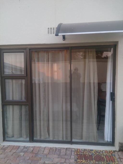 Private Entrance with patio