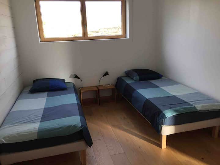 Dormitorio 1 con 2 camas 90