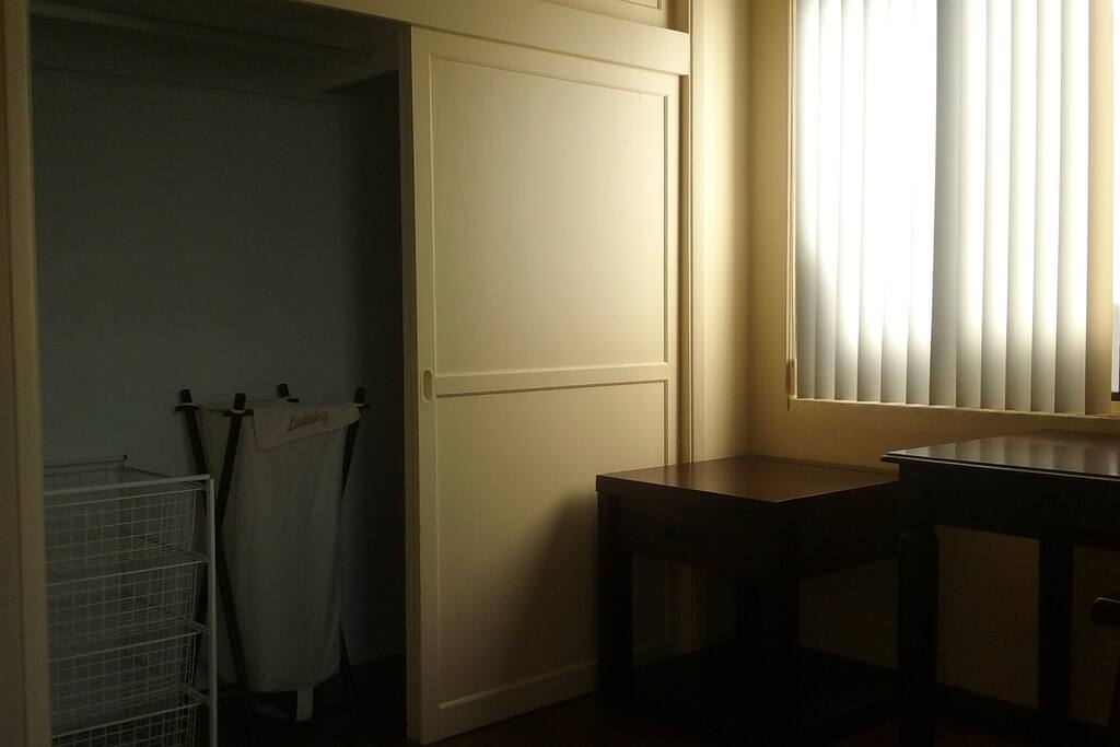 Plenty of space to store belongings