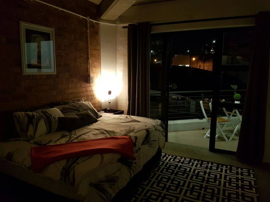 Studio leading out to Balcony