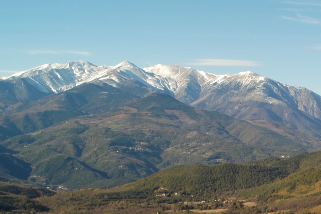 View of Pyrenean Cottages