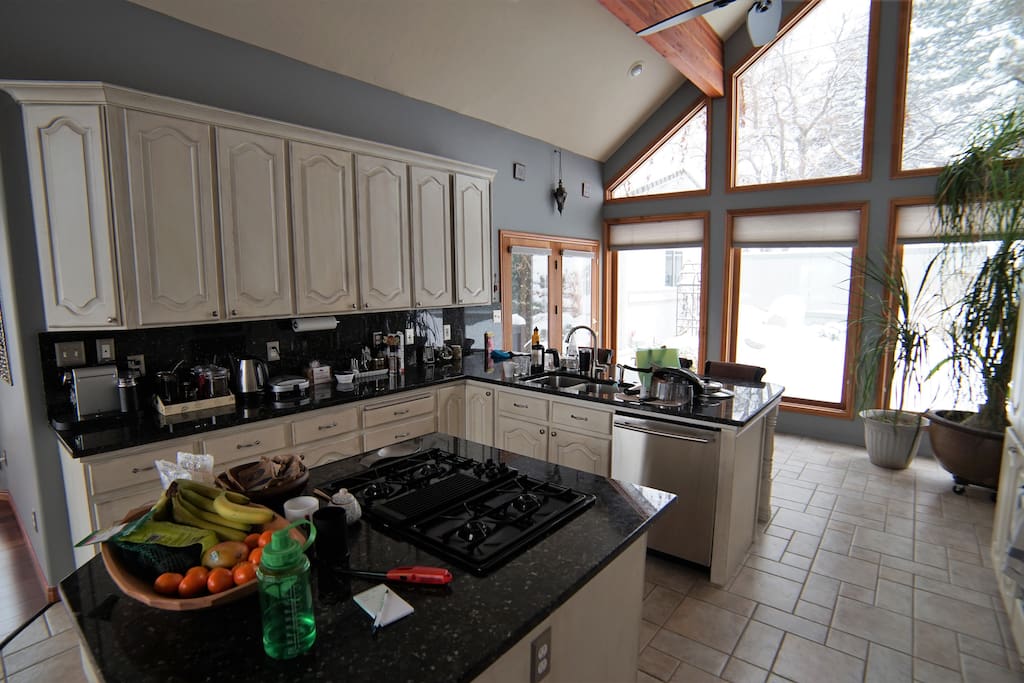 Shared kitchen upstairs
