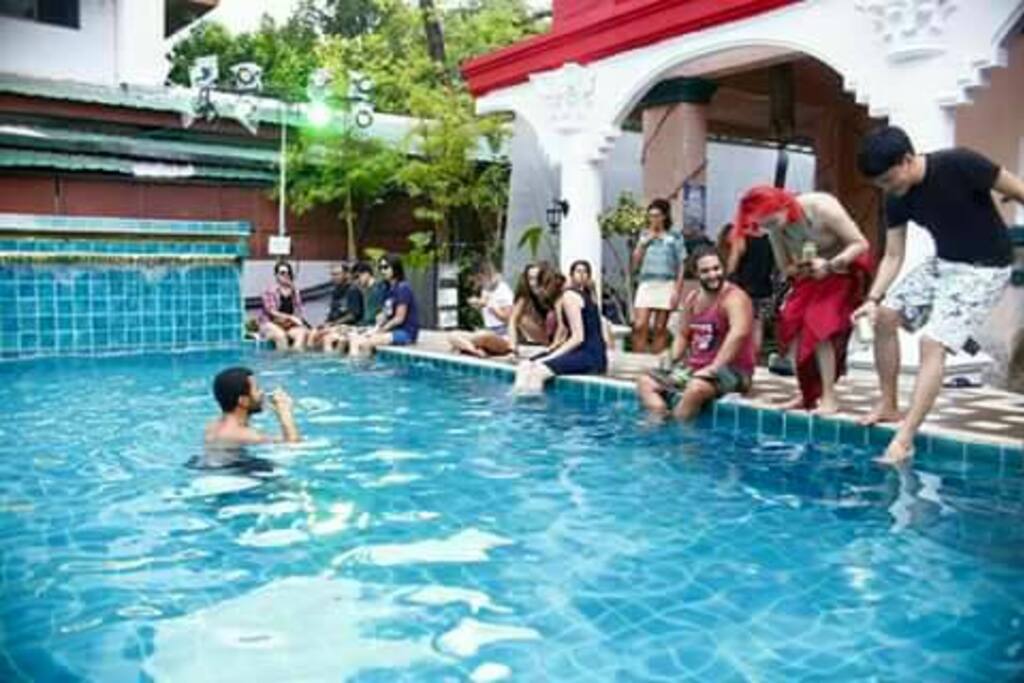 Relax with swimming pool every time.