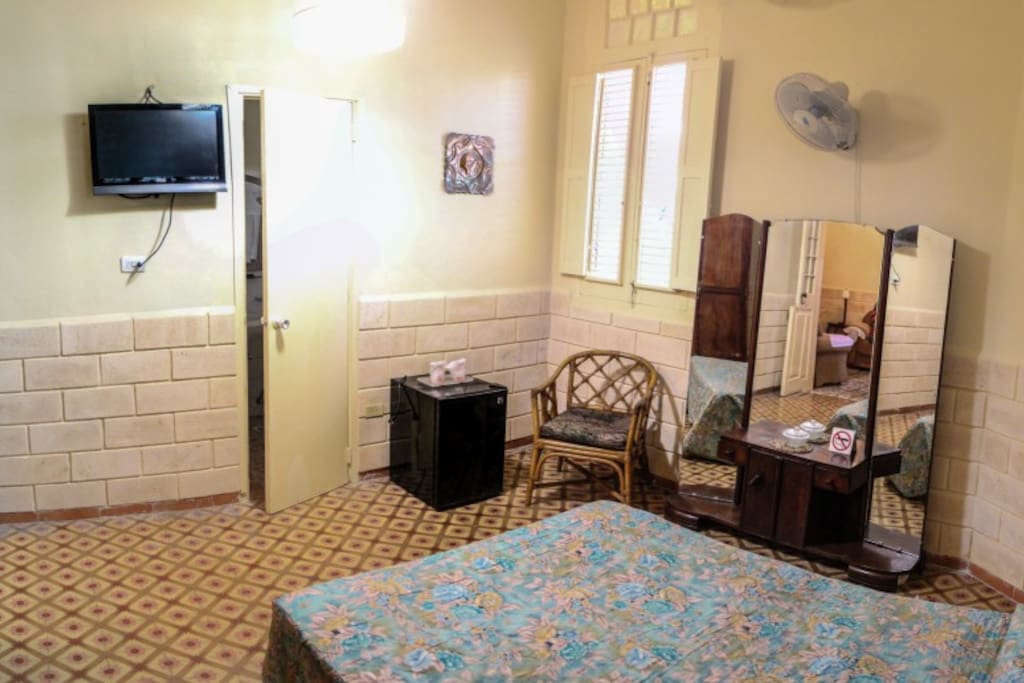 The room