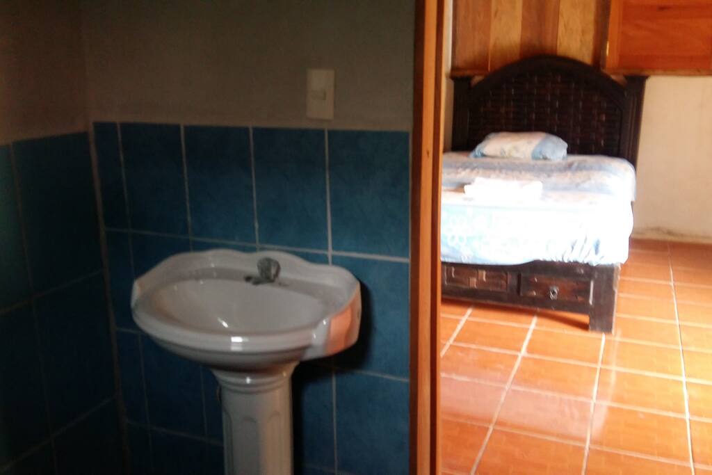 Baño de la cabaña