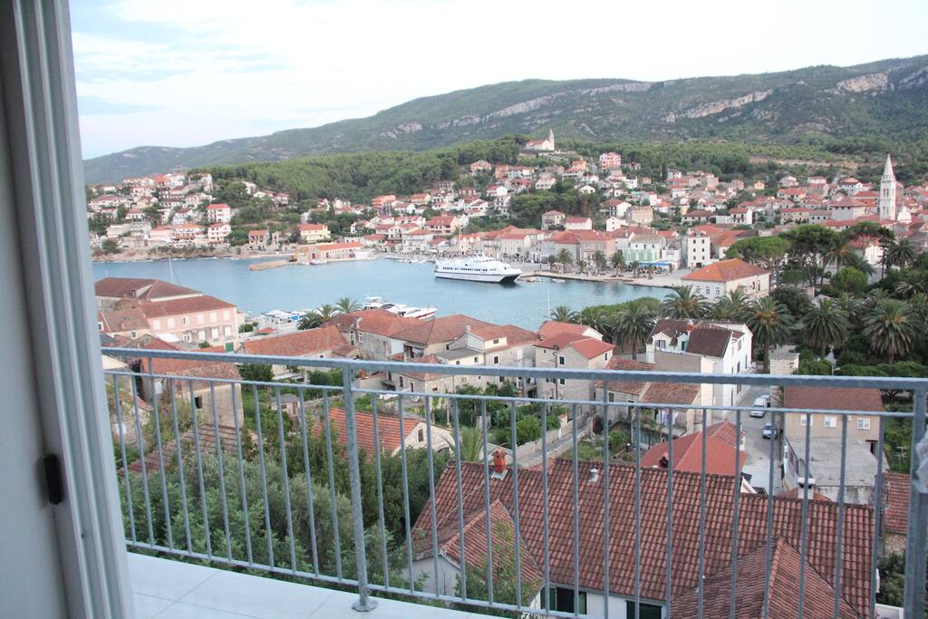 City view from apartment