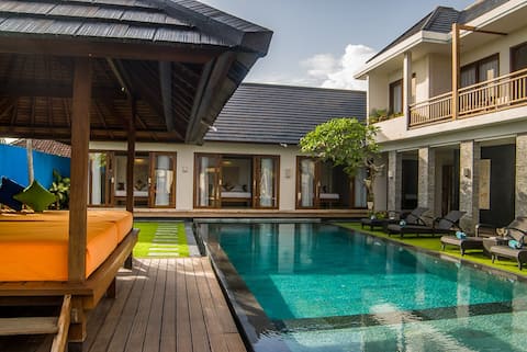 Villa Bon Bon, 100m from Beach, Ideal for Families