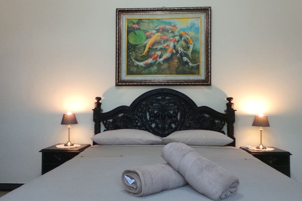 Medewi Manor: Surfers Heaven, Poolside apartment. Bedroom...