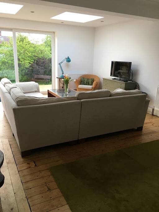 You can use living space including use of TV with Now TV included.