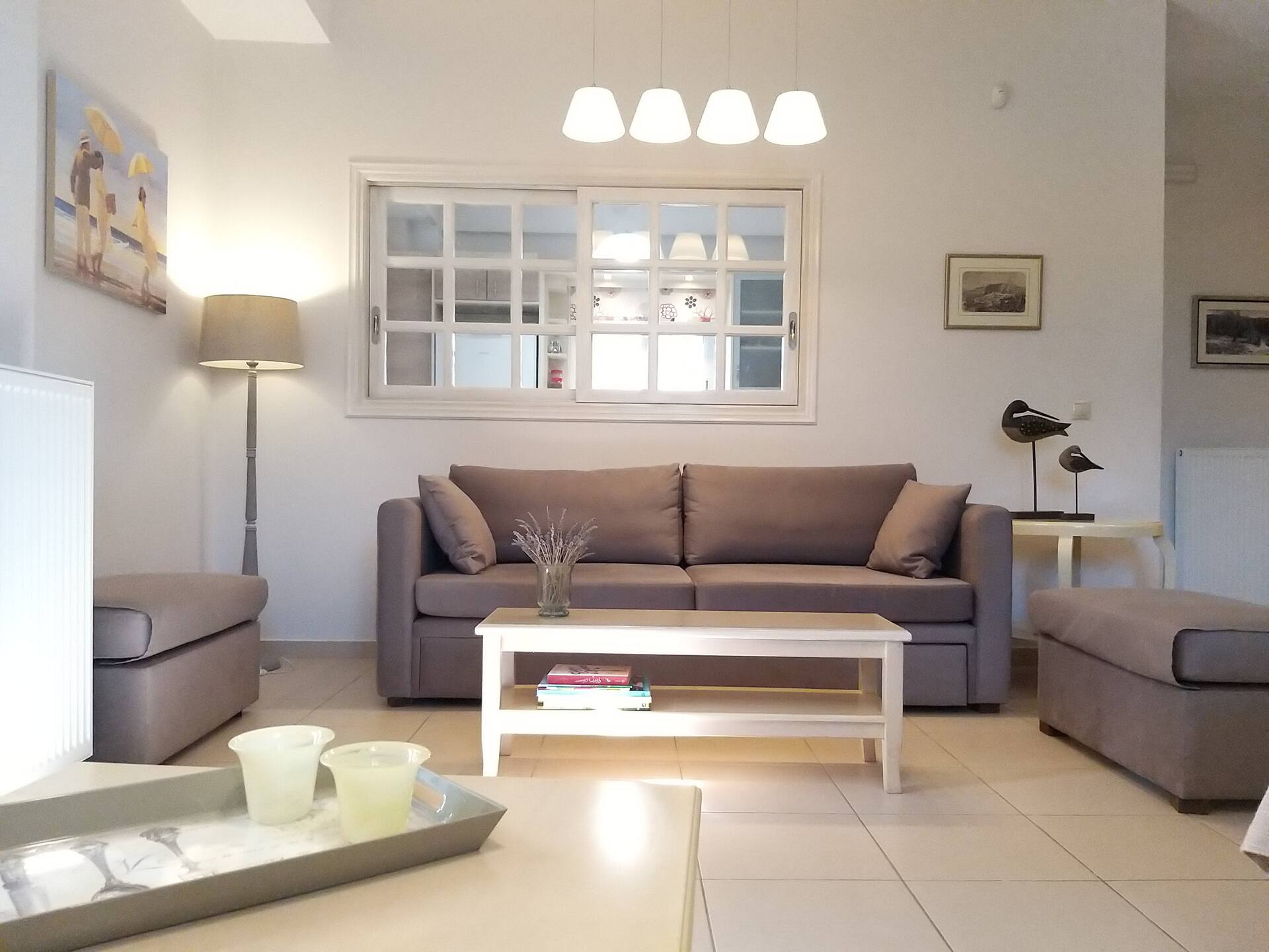 Moderne & independent apt with garden 5'from beach