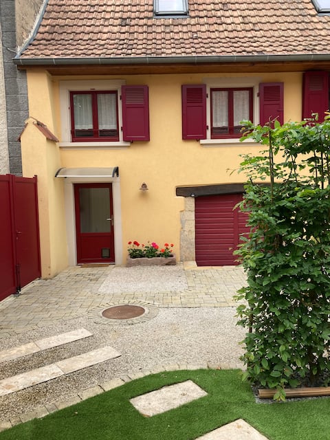 Air-conditioned Alsatian cocooning gîte "Le Bercail"