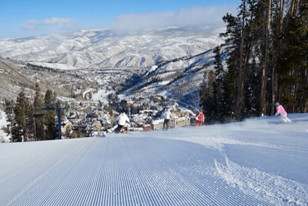 Ski Beaver Creek, Vail or drive up Vail Pass and ski Copper, Keystone, and Breck!