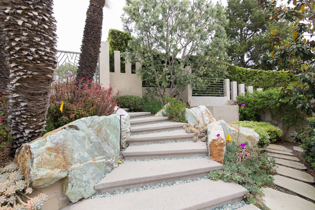 Front Courtyard Stairs