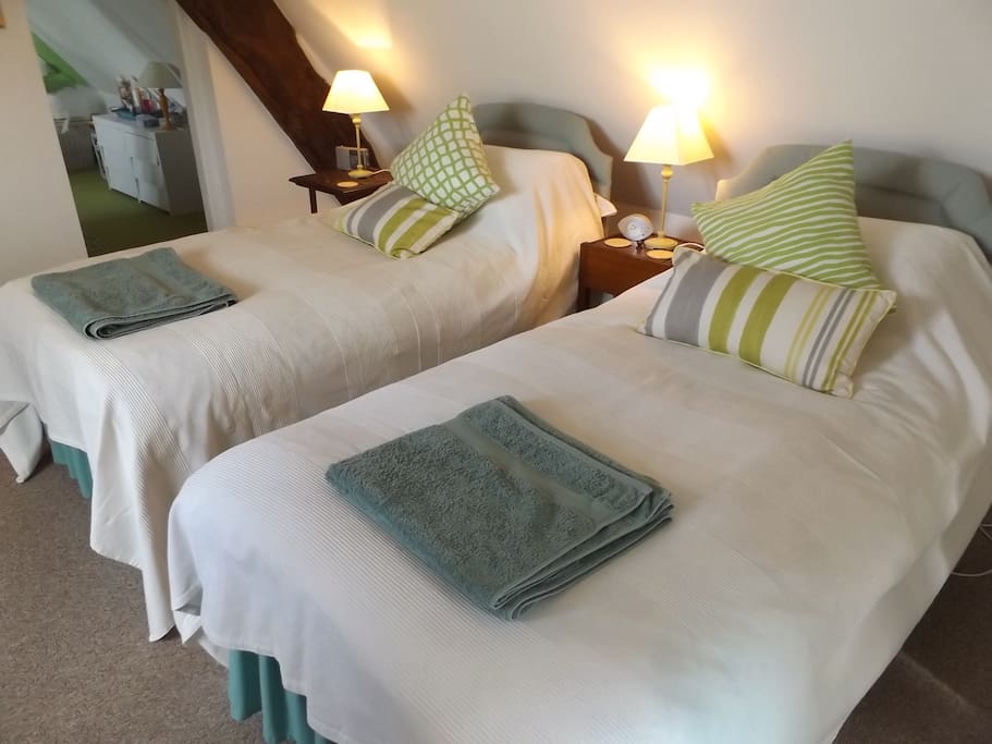 Twin beds