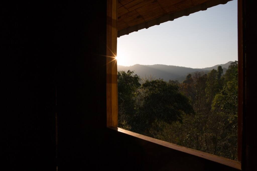 When you wake up just turn around open the window then relax!
