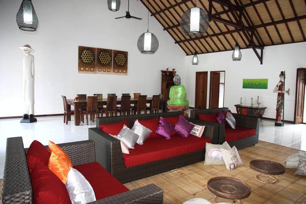 The living area