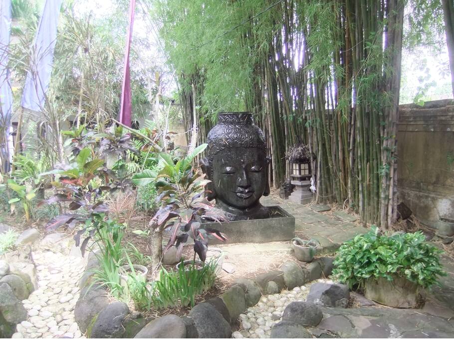 Garden is a classic Bali garden