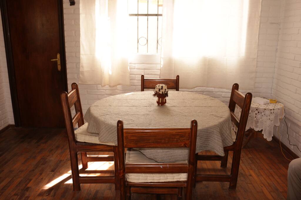 Dining room, workspace, meeting table or just a relaxing coffee!