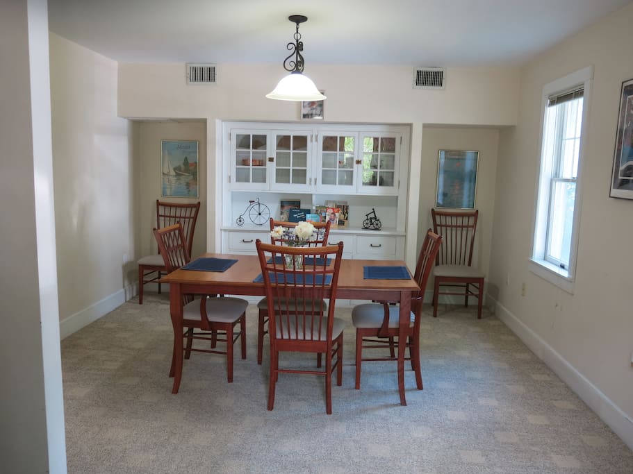 Large dining room.