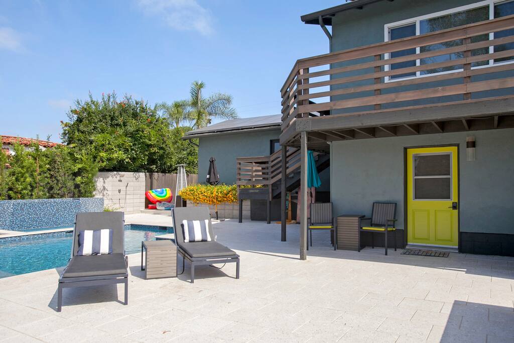 That little green door leads to your private Pool Suite!