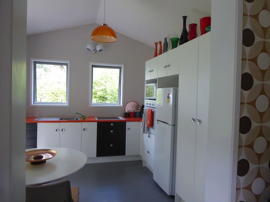 Open plan, modern kitchen with everything you need