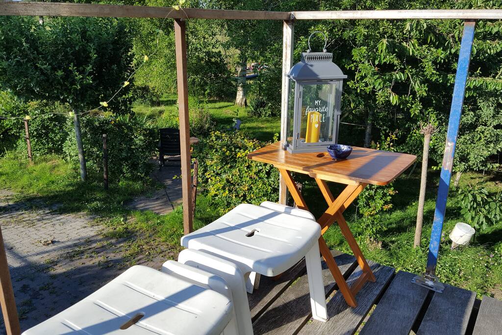 balkon en tuin