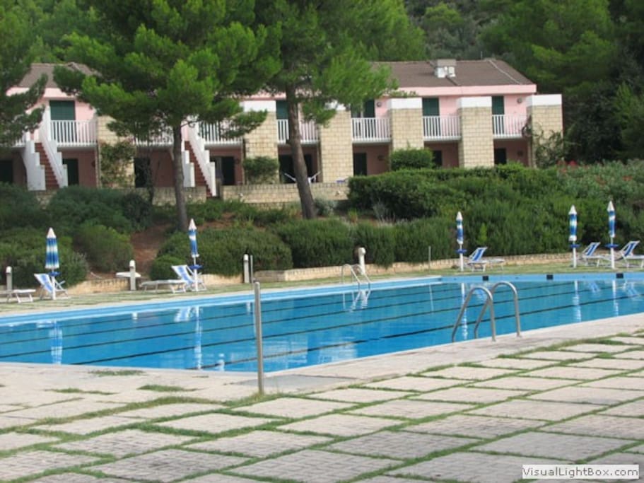 Piscina del residence i Delfini