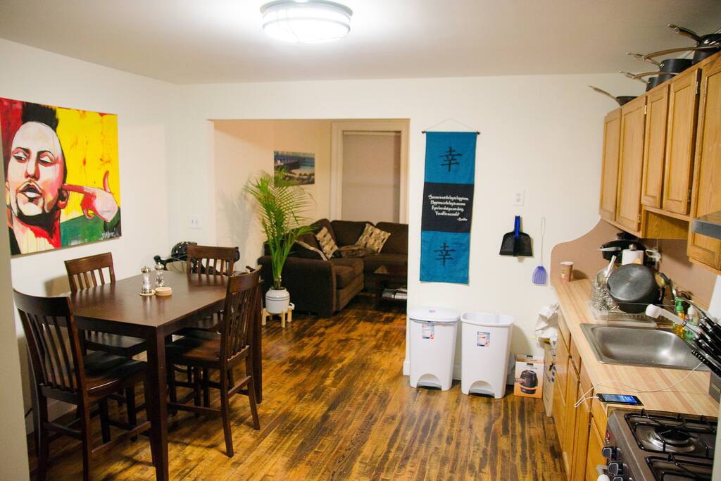 Kitchen from bedroom