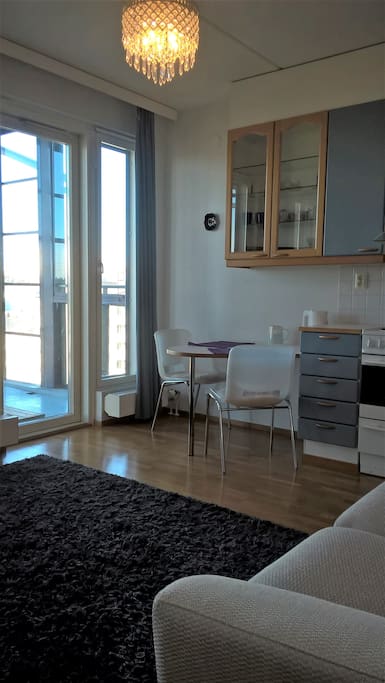 Open kitchen and livingroom