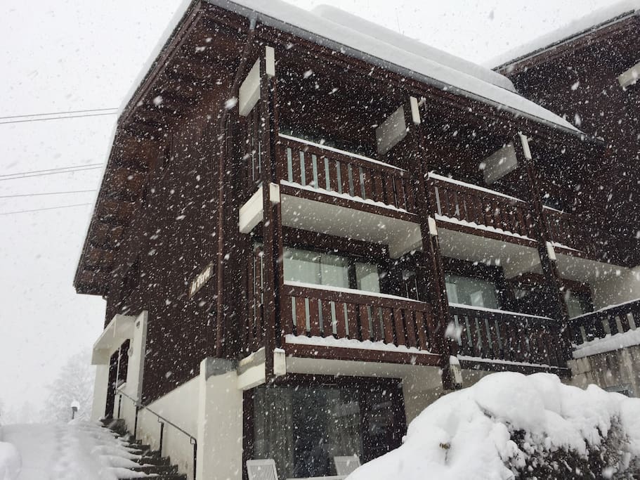 La résidence en hiver