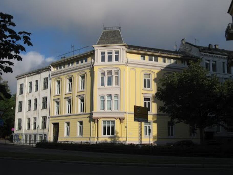 Historical building from 1889 - home for the famous actress Johanne Dybwad and her famous husband Wilhelm Dybwad