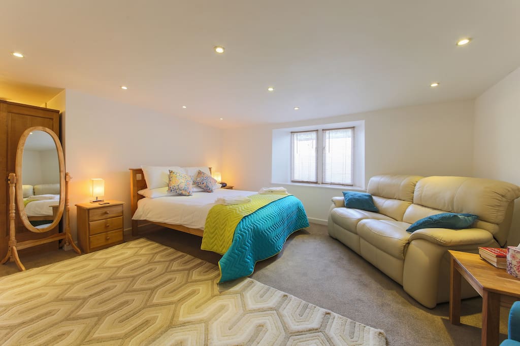 This is the en-suite king size room - a nice place to escape!