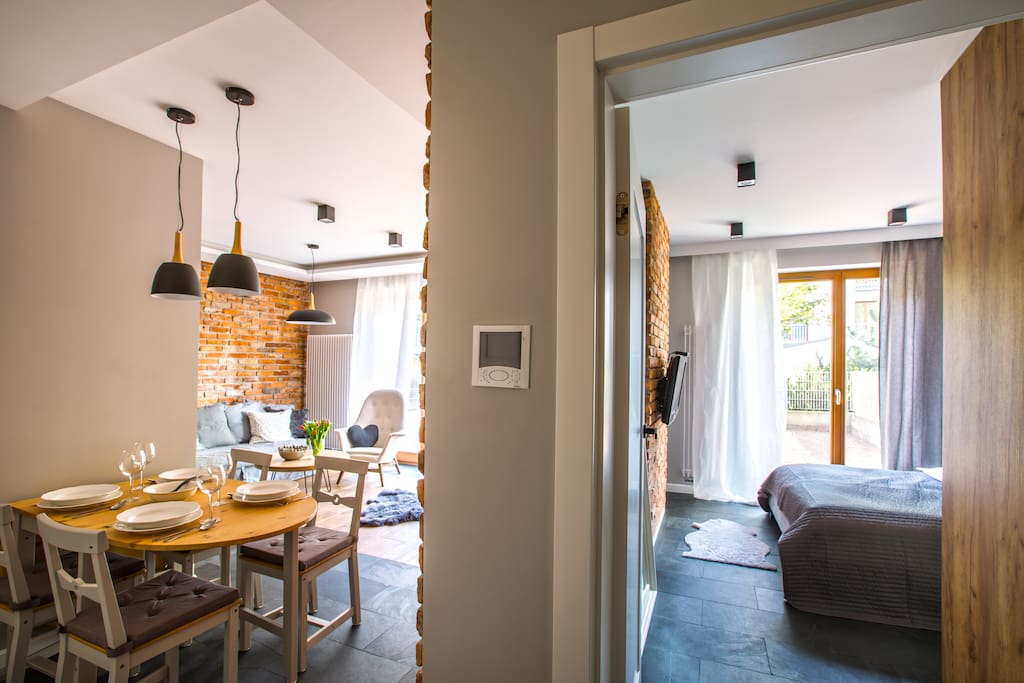 Salon oraz sypialnia / Living room and bedroom