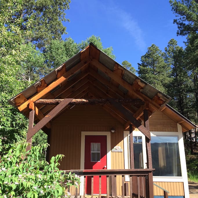 Cabin #7 sleeps 4.