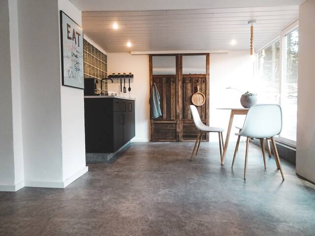 Modern country apartment on the outskirts of Hamburg