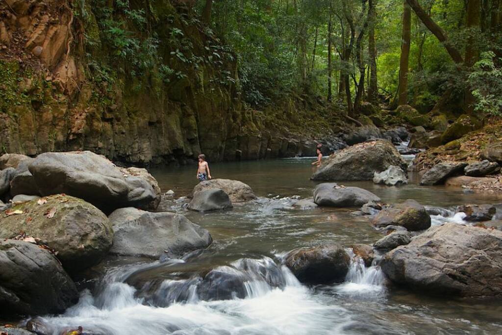 Machuca river at 300 m from the house