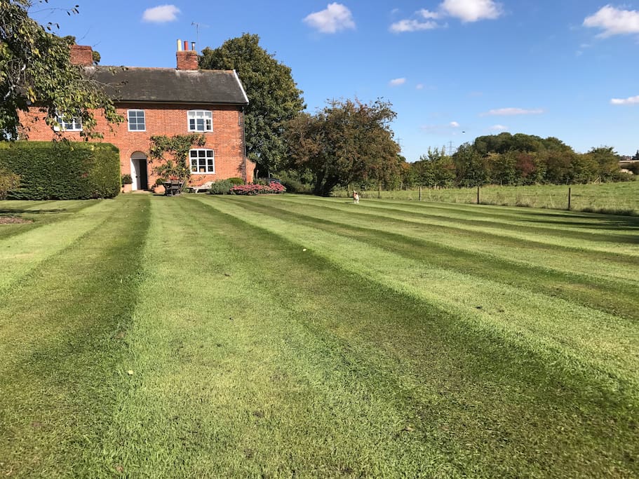 Immaculately maintained garden