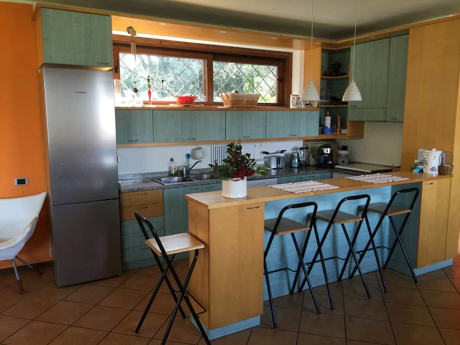cucina a vista
open space kitchen
