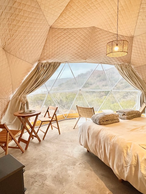 Dome in Potrerillos overlooking the "Chingolito" Dike