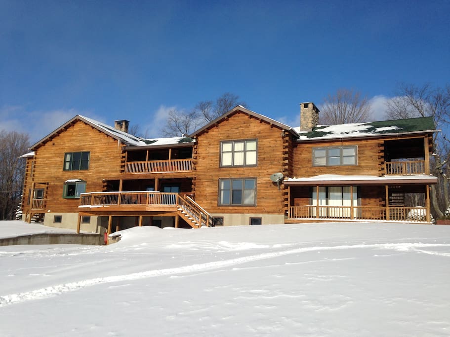 Rear of home facing Elk Mountain