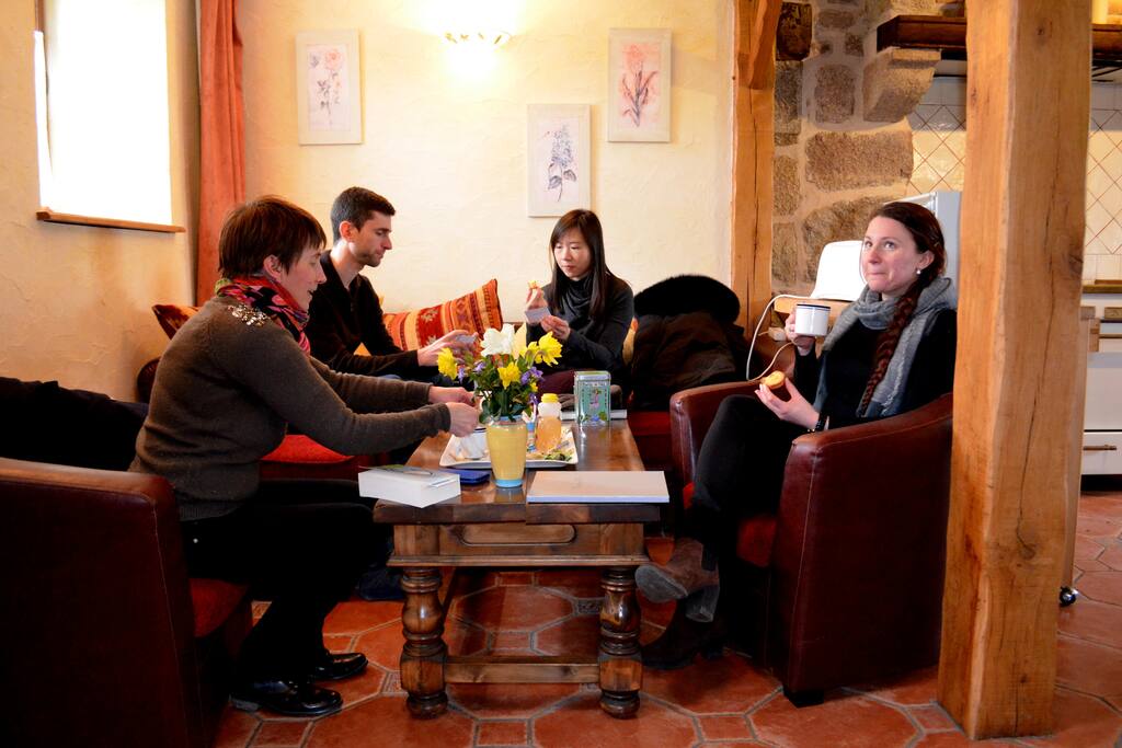 Salon chaleureux