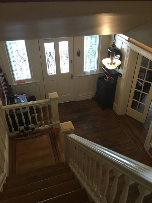 Lower level main entrance