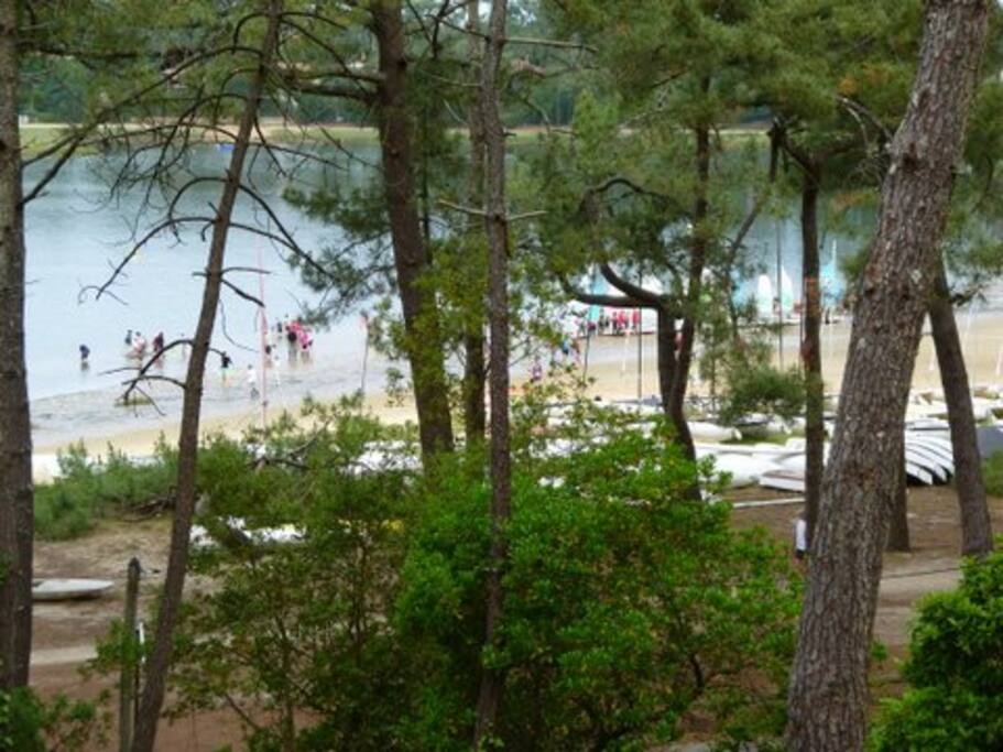 Ecole de voile
Vue sur le Lac d'Hossegor