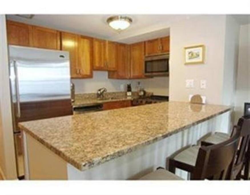 Kitchen with Barstools