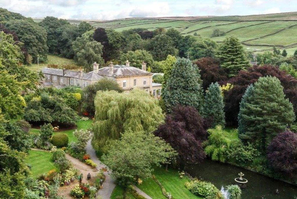 Private lake and gardens