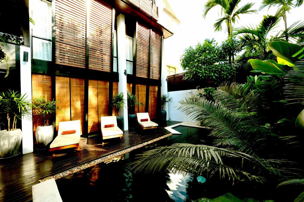 Pool in Evening Time