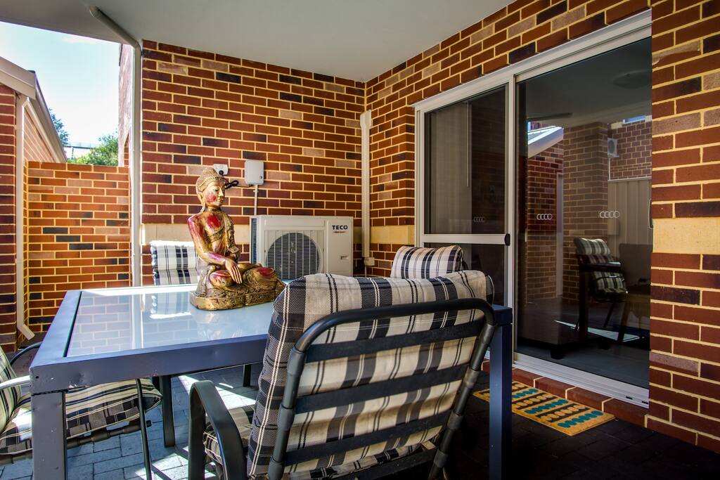 Private courtyard for you to relax